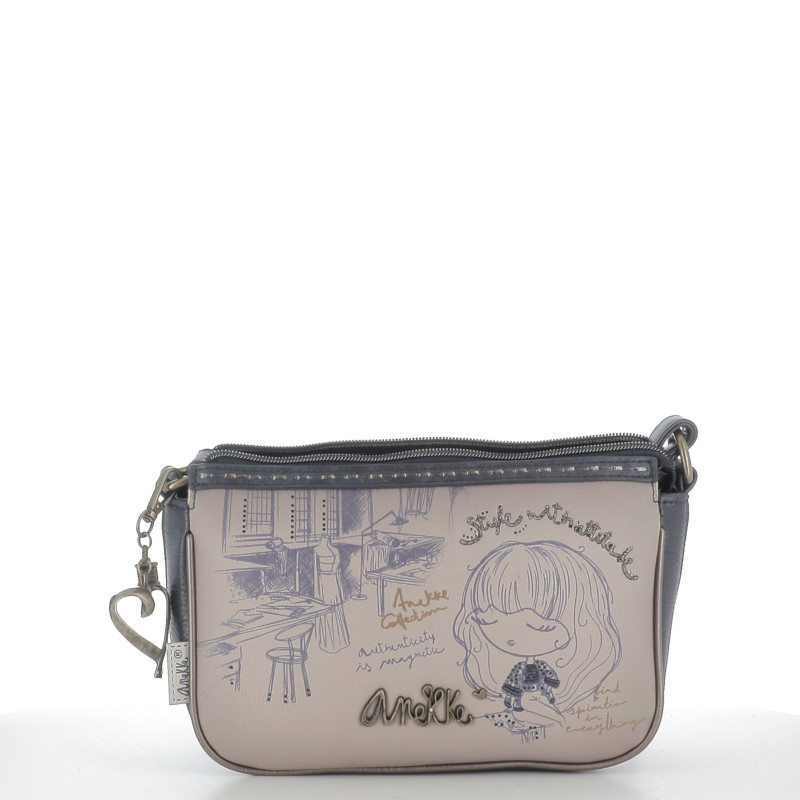 sac Anekke marron et bleu