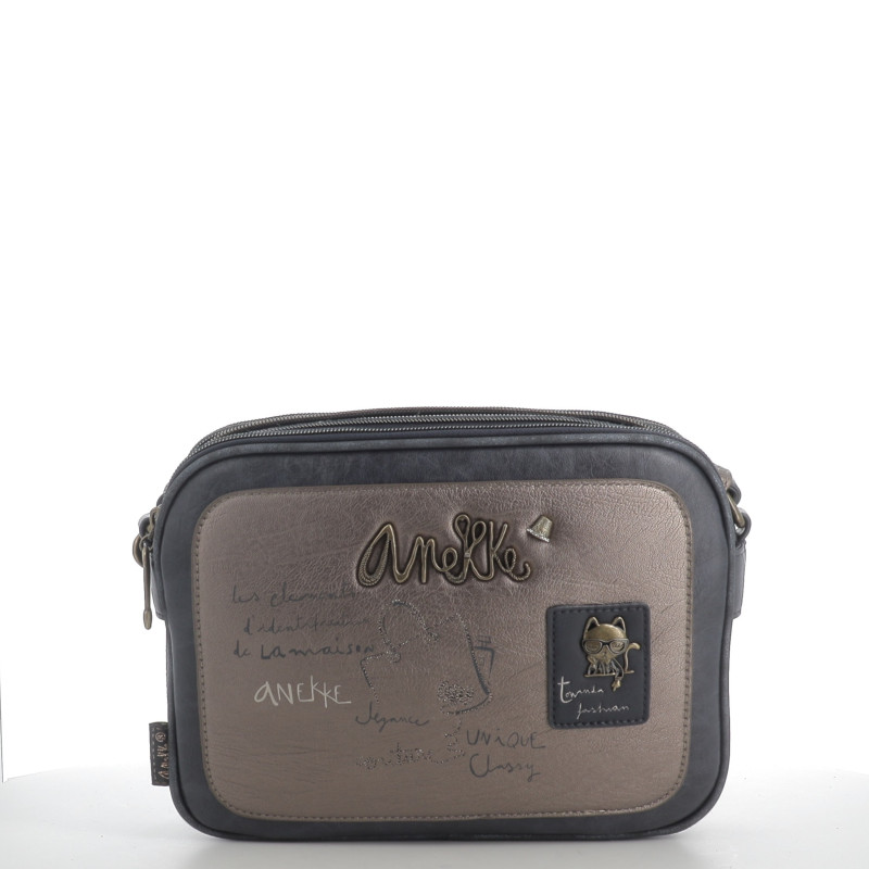 sac Anekke marron et bleu