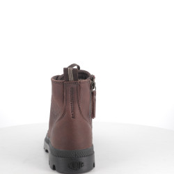Chaussures Montantes Palladium en cuir marron
