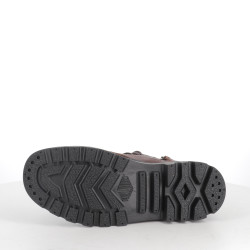 Chaussures Montantes Palladium en cuir marron