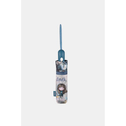 Parapluie compact bleu