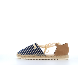 nu pied en toile marine