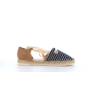 nu pied en toile marine
