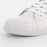 basket dentelle blanc cassé