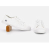 basket dentelle blanc cassé
