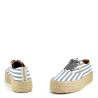 Baskets Cosmic print bleu rayure marin