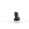 Basket montante bleu en toile