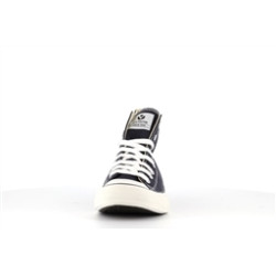 Basket montante bleu en toile