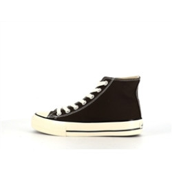 Basket montante kaki en toile