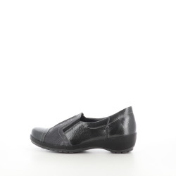 Salomés Grises en Cuir Vernis
