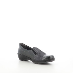 Salomés Grises en Cuir Vernis