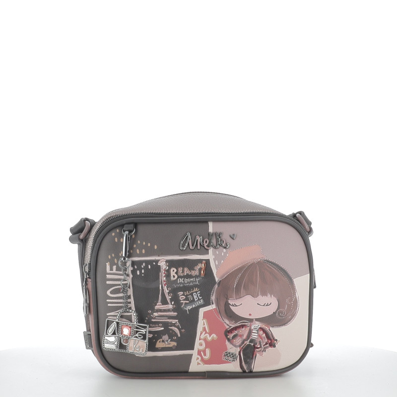 sac Anekke marron et bordeaux