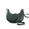 Sac en cuir vert sapin Fuchsia