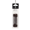 lacet rond fin 60 cm marron moyen