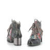 Bottines à Motifs Fleuris