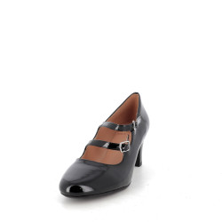escarpins décoltés Karston Nickie noir vernis