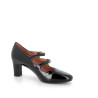 escarpins décoltés Karston Nickie noir vernis
