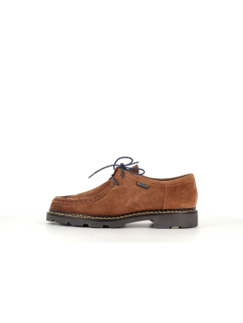 derby marron en cuir