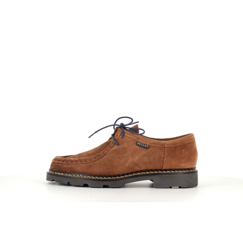 derby marron en cuir