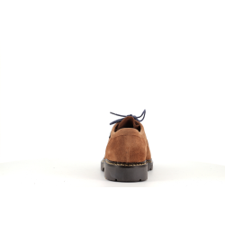 derby marron en cuir