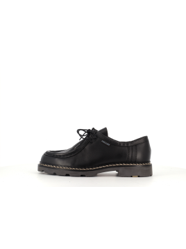derby noir en cuir