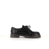 derby noir en cuir