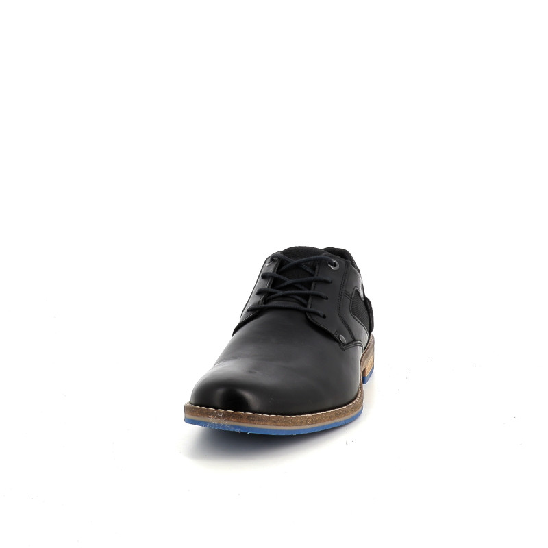Derbys en cuir noir Cotemer