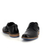 Derbys en cuir noir Cotemer