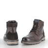 Bottines marron en cuir