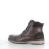 Bottines marron en cuir