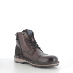 Bottines marron en cuir