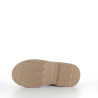 Bottines beiges en cuir