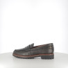 Mocassins Noirs et dorés Carista