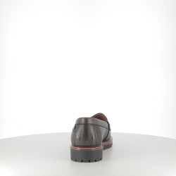 Mocassins Noirs et dorés Carista