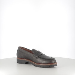 Mocassins Noirs et dorés Carista