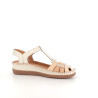 Sandales en cuir beige Pikolinos