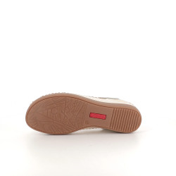 Sandales en cuir beige Pikolinos