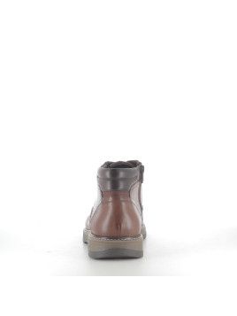 Boots en Cuir Marron