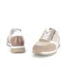 Basket basses beiges et marron
