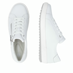 Chaussures blanches en cuir avec protection remonteTEX