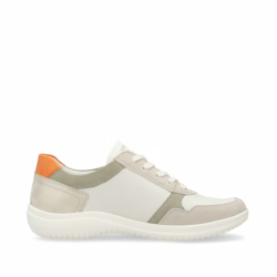 Chaussures blanches en cuir