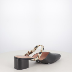 Nu-pieds à Talon metamorf’ose Noir