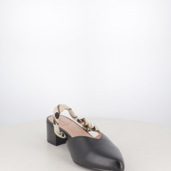Nu-pieds à Talon metamorf’ose Noir