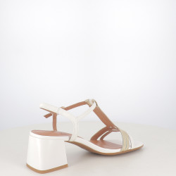Nu-pieds à Talon metamorf’ose Blanc