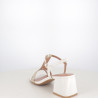 Nu-pieds à Talon metamorf’ose Blanc