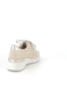 Basket Basse Rieker Beige à Motif