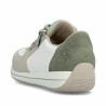 Baskets basses beiges et kaki