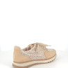 Baskets basses Rieker beiges