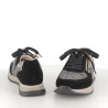 Baskets basses Rieker noires