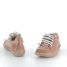 Baskets basses en cuir marron